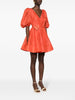 Zimmermann Women's Red Dress with Balloon Sleeves 2