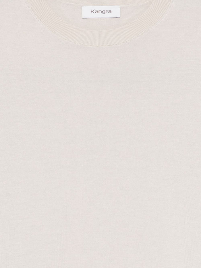 Kangra Maglia Maniche Corte Uomo Bianco 3