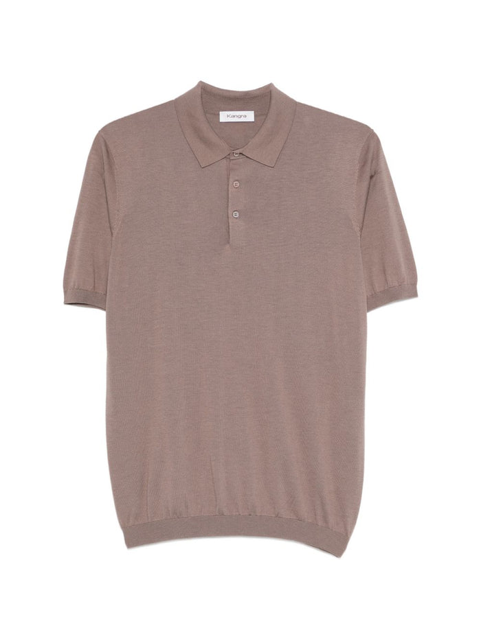 Kangra Men's Three-Button Polo Shirt Beige 1