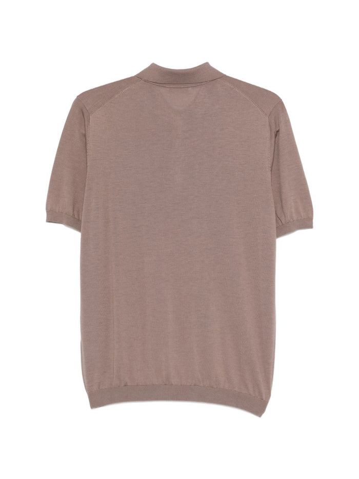 Kangra Men's Three-Button Polo Shirt Beige 2