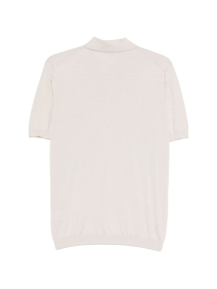 Kangra Men's Three-Button Polo Shirt Beige 2