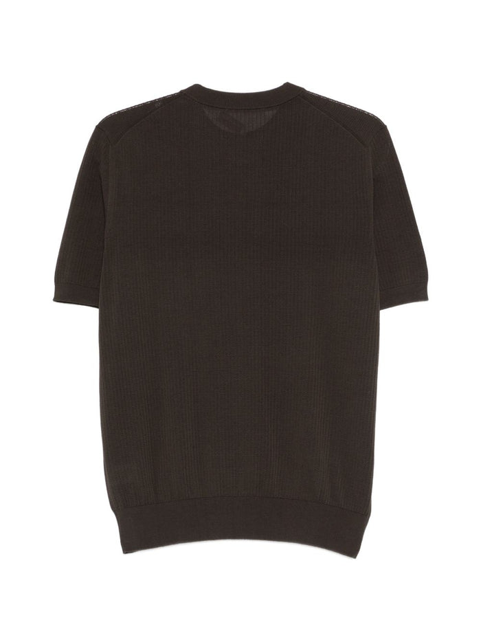 Kangra Men's Ribbed Jumper Brown 2