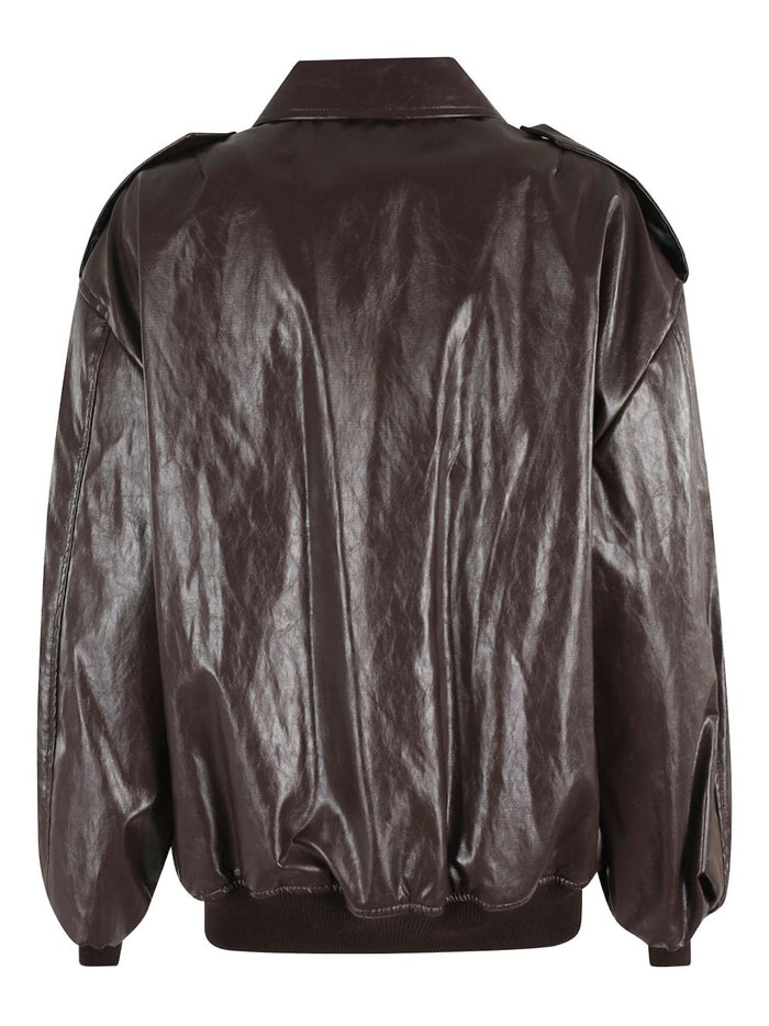 Federica Tosi Giubbotto Marrone Donna 2