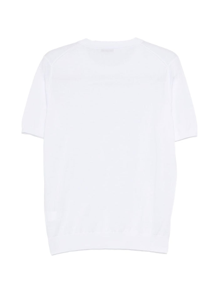 Kangra Maglia Maniche Corte Uomo Bianco 2