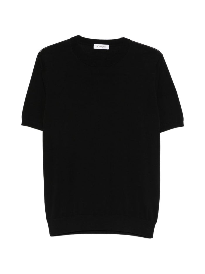Kangra Men's Black Crew Neck Sweater 1