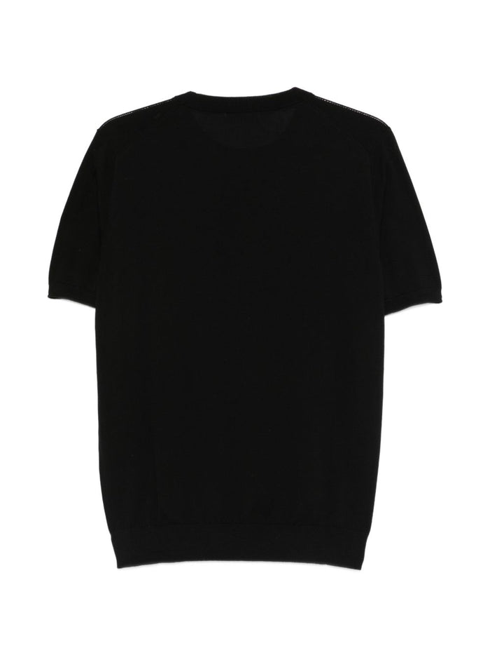 Kangra Men's Black Crew Neck Sweater 2