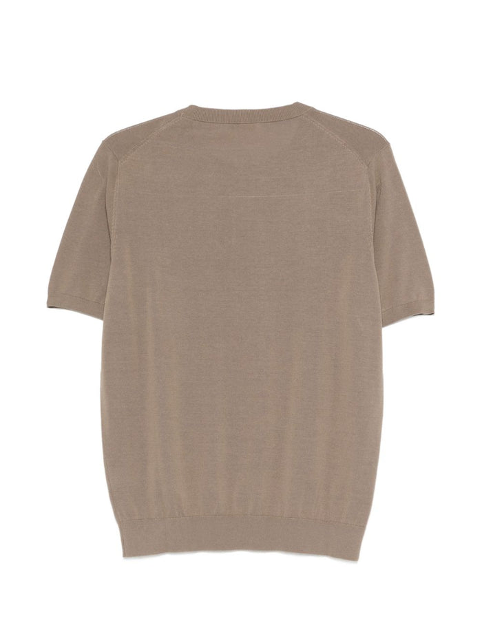 Kangra Maglia In Filo Uomo Marrone 2