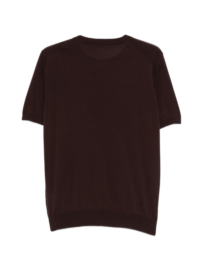 Kangra Men's Round Neck Sweater Brown 2