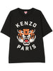 Kenzo T-shirt Nero Donna Stampa Logo Tigre 1