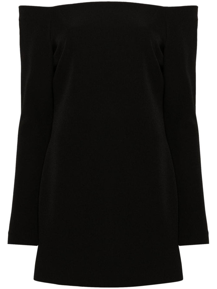 Federica Tosi Women's Black Boat Neck Dress 5