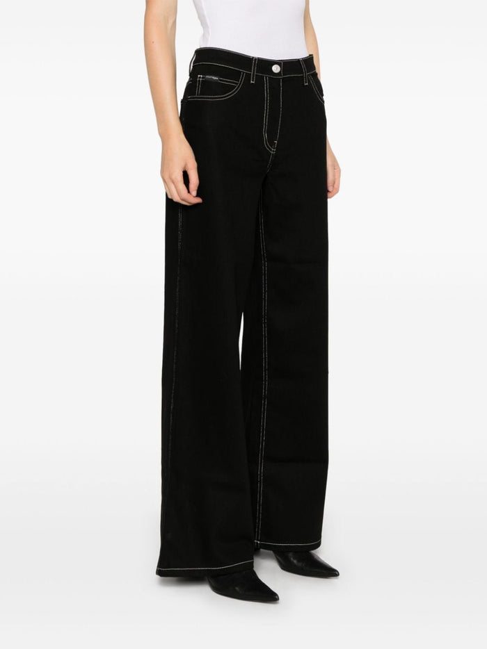 Courreges Pantalone Nero Donna 2