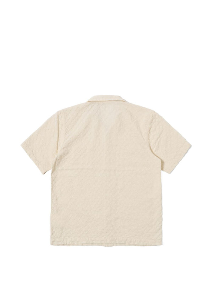 Universal Works Camicia Beige Uomo Maniche Corte 6