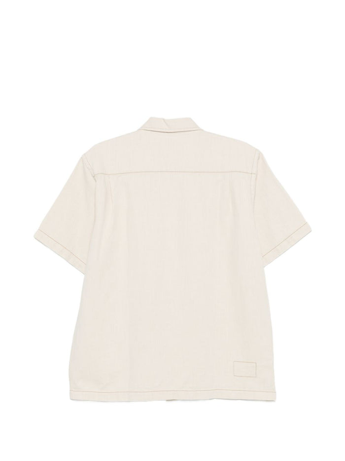 Universal Works Camicia Beige Uomo 3