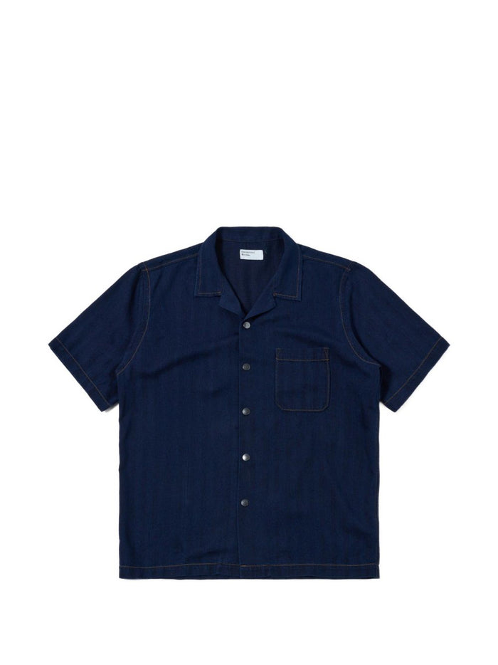 Universal Works Camicia Indingo Uomo 1