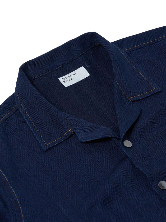 Universal Works Camicia Indingo Uomo 2