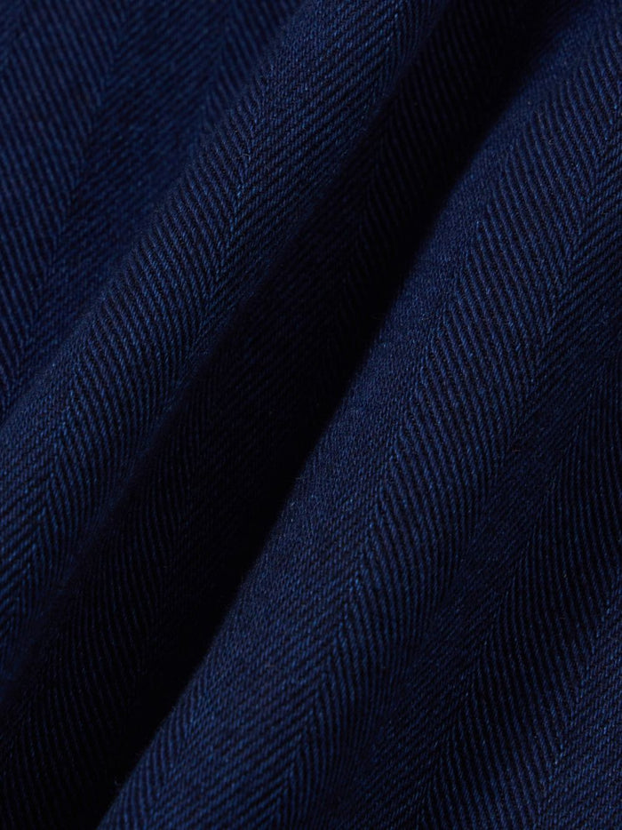Universal Works Camicia Indingo Uomo 4