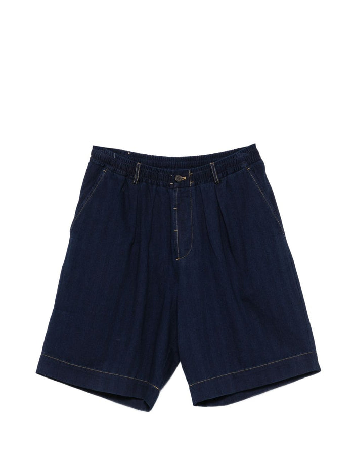 Universal Works Men's Indigo Shorts 1