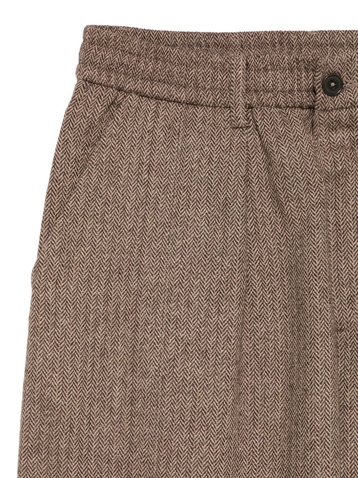 Universal Works Pantalone Marrone Uomo 3