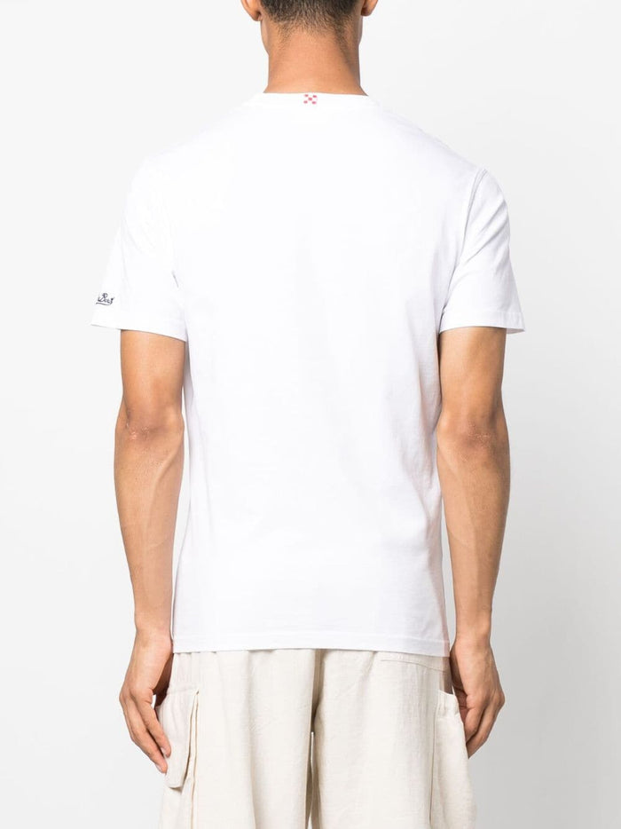 Mc2 Saint Barth Herren T-Shirt „Aperol Spritz“ in weiß 3