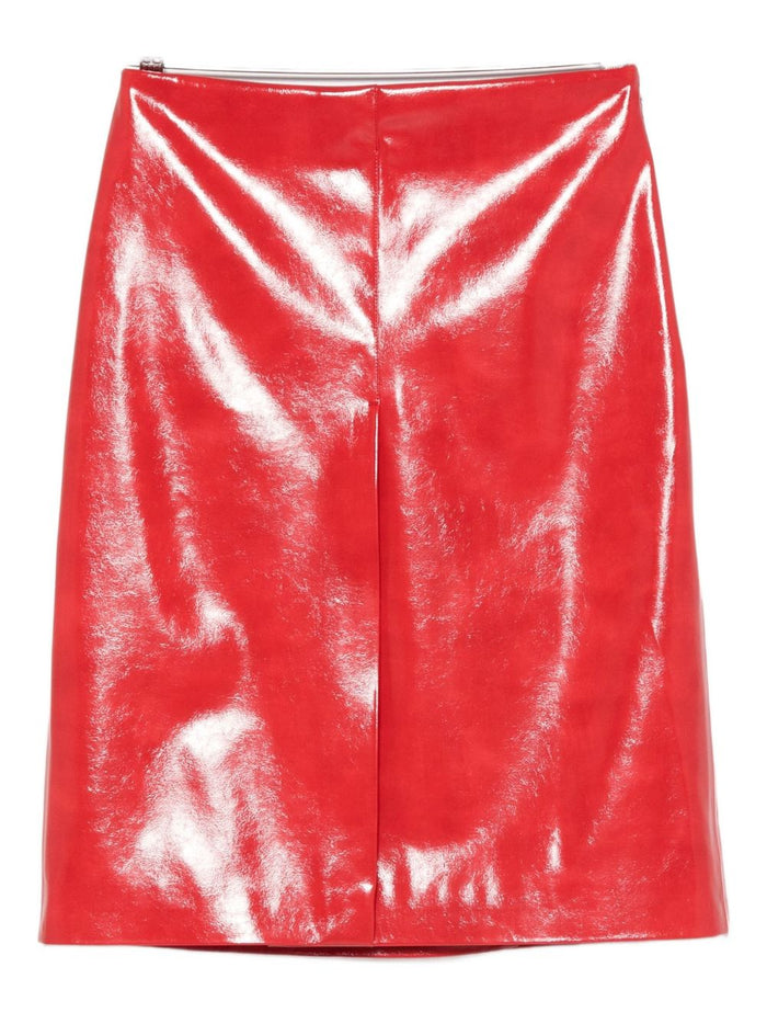 Msgm Gonna Rosso Donna Pelle 5