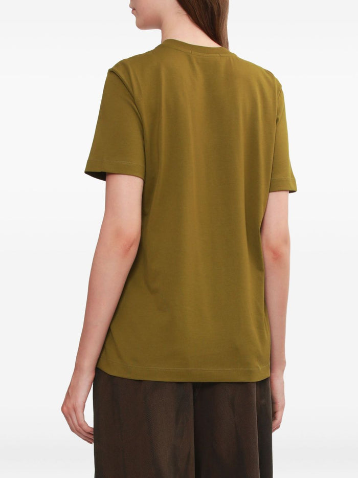 MSGM Grünes T-Shirt für Damen 3