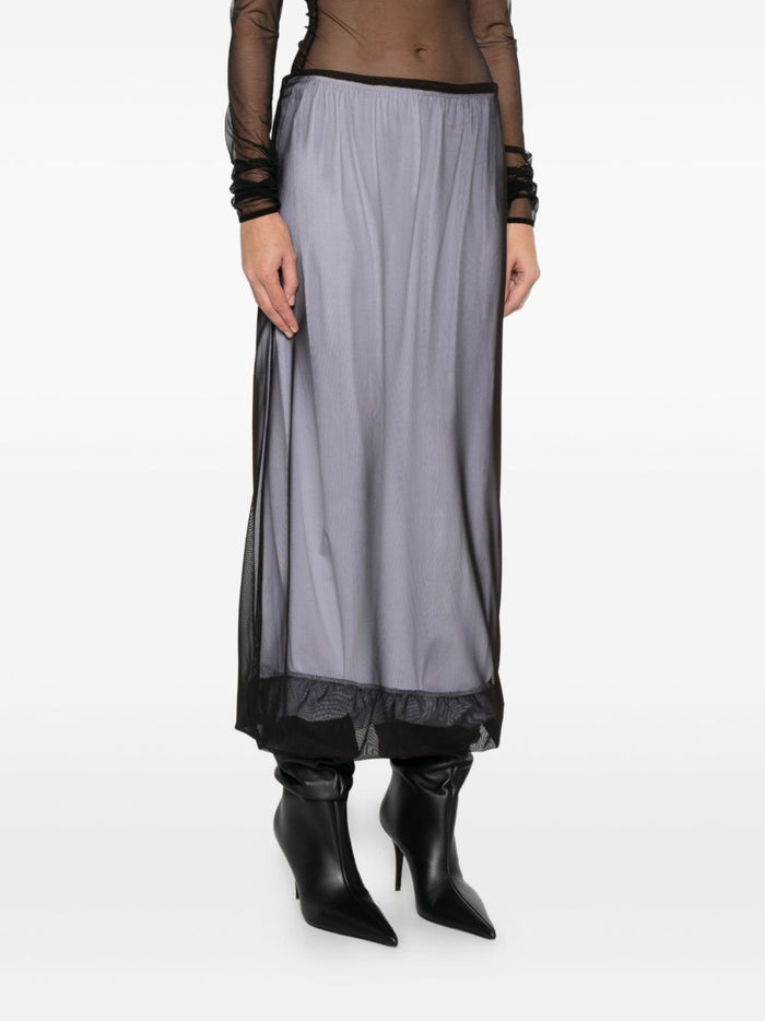 Msgm Gonna Bianco-Nero Donna a Strati 1