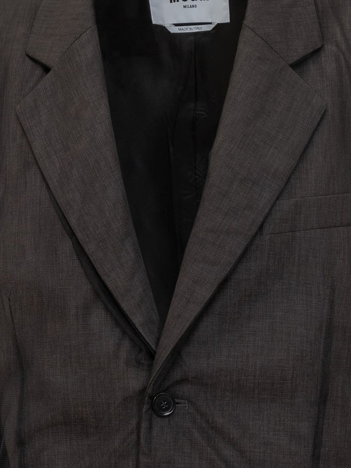 MSGM Damen-Graue Jacke 4