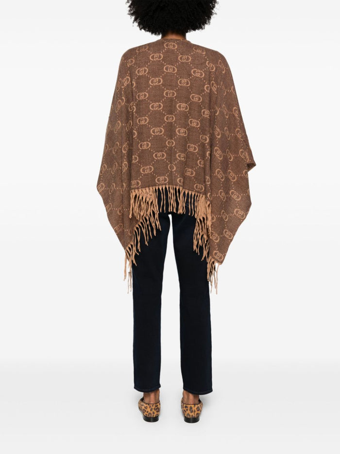 Liu.jo Brown Poncho Woman 4