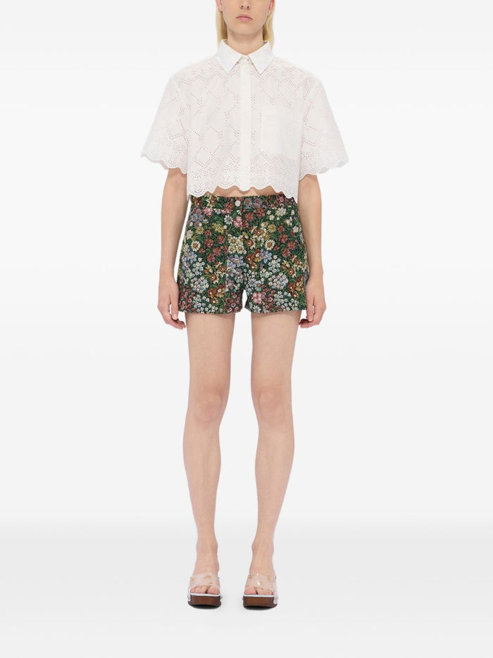Msgm Bermuda Multicolore Donna 3