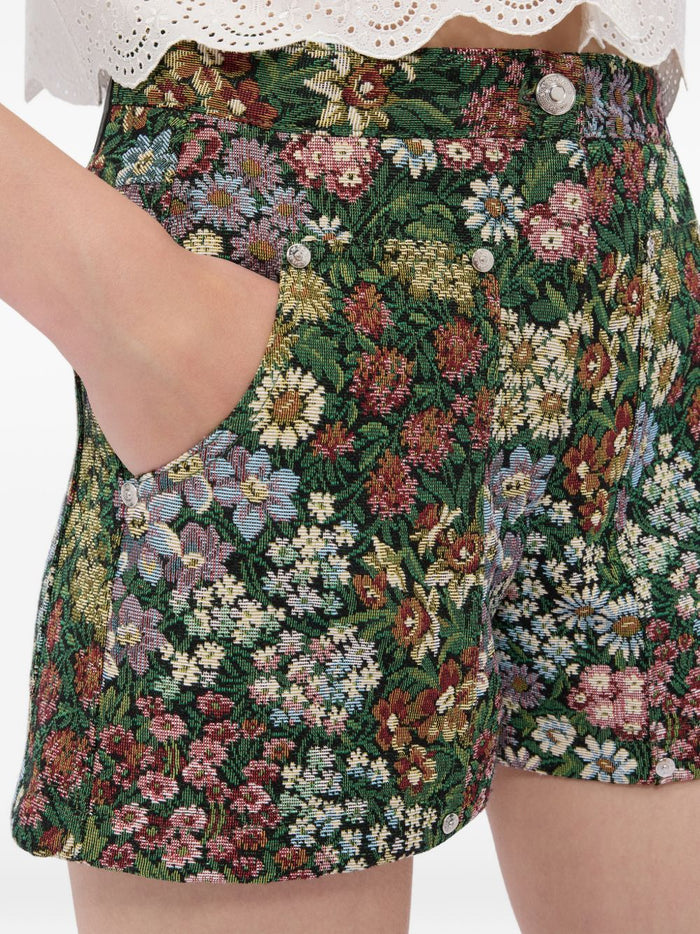Msgm Bermuda Multicolore Donna 5