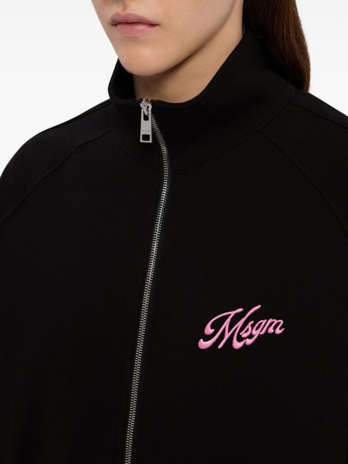 Msgm Felpa Nero Donna 3