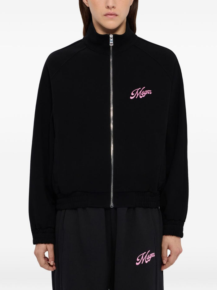 Msgm Felpa Nero Donna 5