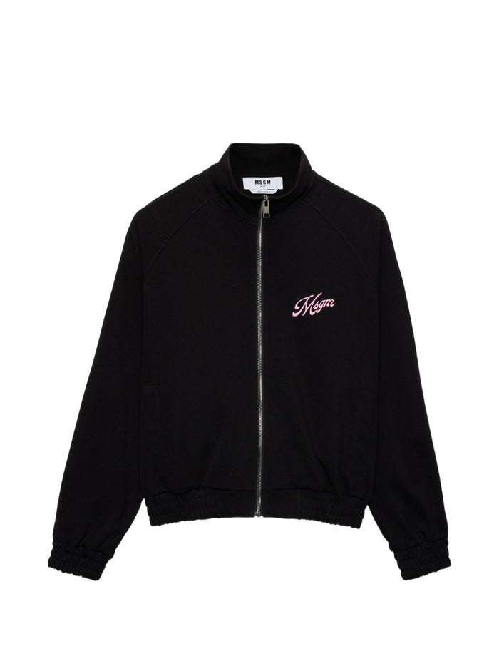 Msgm Felpa Nero Donna 1
