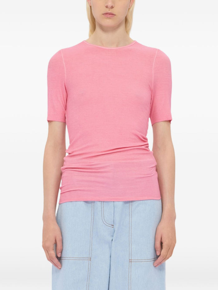 Msgm T-shirt Essenziale Donna Rosa 1