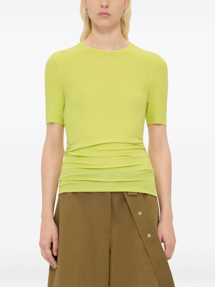 Msgm T-shirt Essenziale Donna Giallo 1