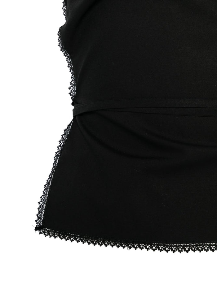 Msgm Top Senza Spalline Donna Nero 3