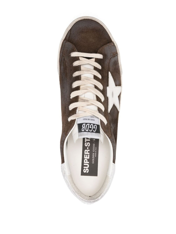 Golden Goose Scarpa Marrone Uomo Super Star 4