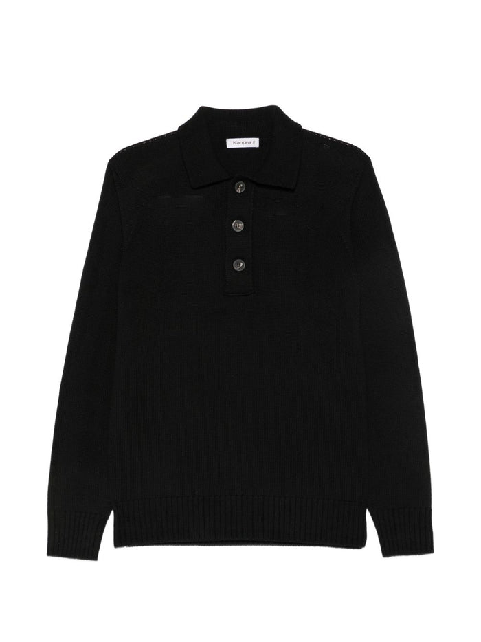 Kangra Polo Nero Uomo 1