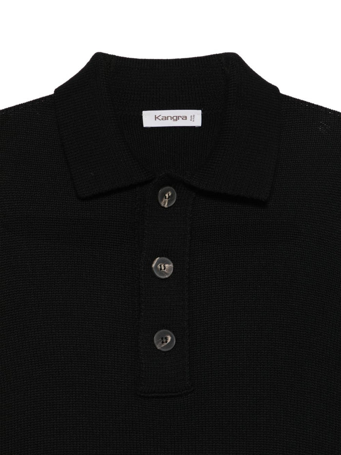 Kangra Polo Nero Uomo 2