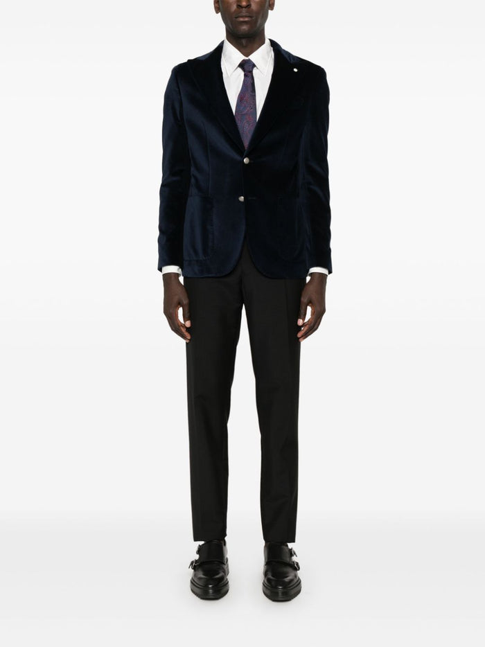 Blaue Herrenjacke von Luigi Bianchi 4