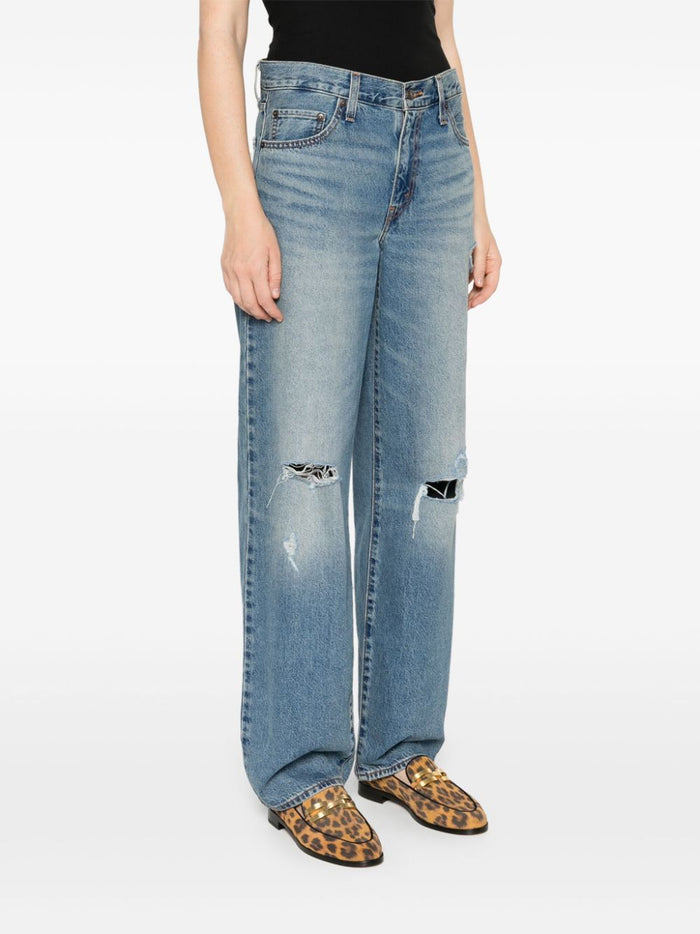 Levi's Blue Jeans Women Model Dad 2