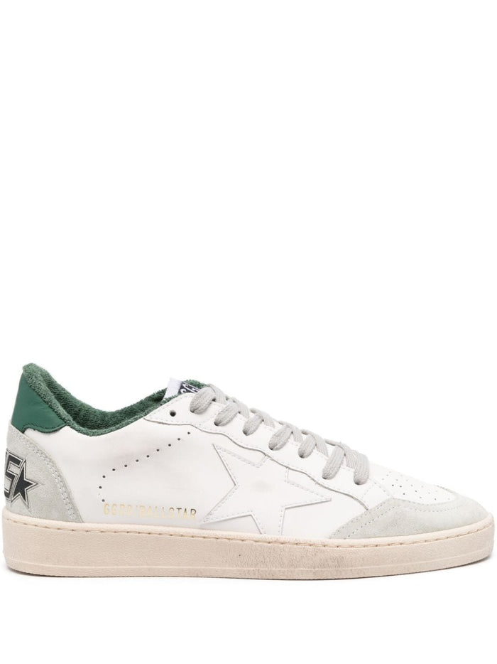 Golden Goose White Men's Ball Star Shoes 1