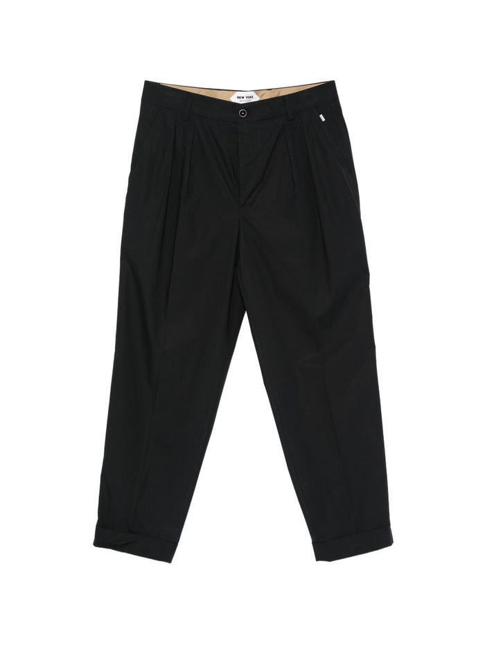 New York Pantalone Nero Uomo 1