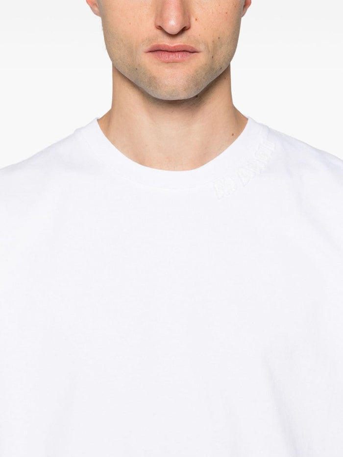 Marni Solid Color Men's White T-shirt 4