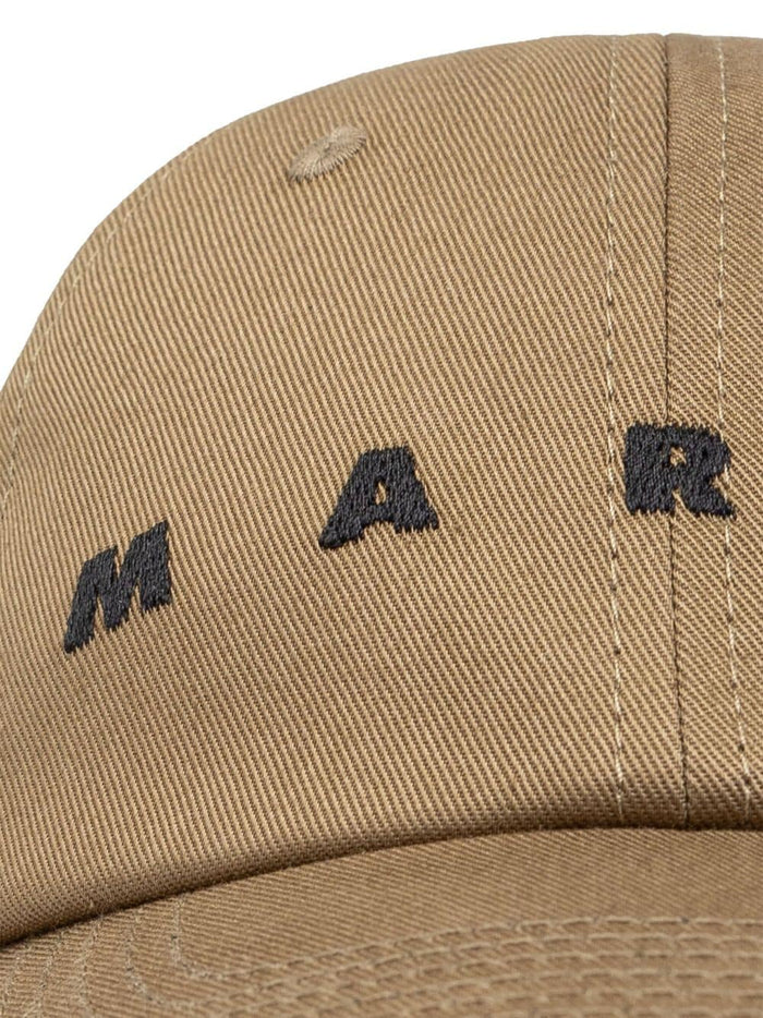 Marni Cappellino Verde Uomo Ricamo Logo 4