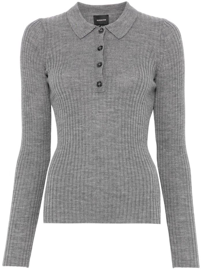 Herskind Maglia Grigio Donna 5