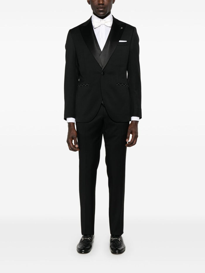 Luigi Bianchi Abito Nero Uomo 4