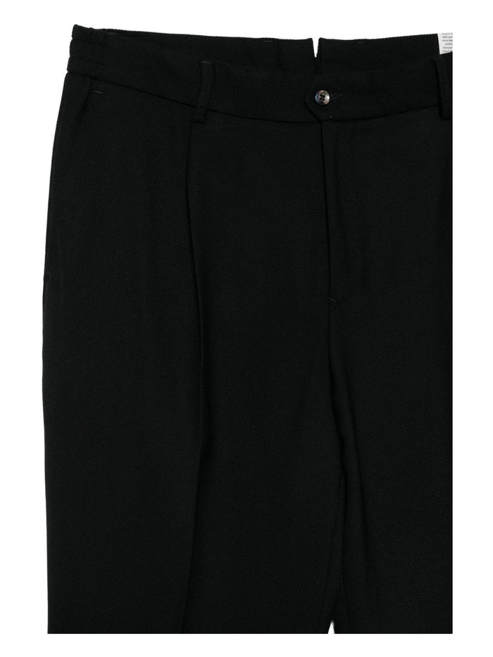 Schwarze Herrenhose von Luigi Bianchi 2