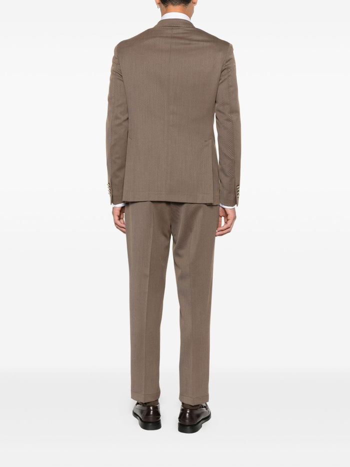 Luigi Bianchi Abito Marrone Uomo 3