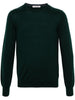 Fileria Green Sweater Men's Crewneck Wool 5